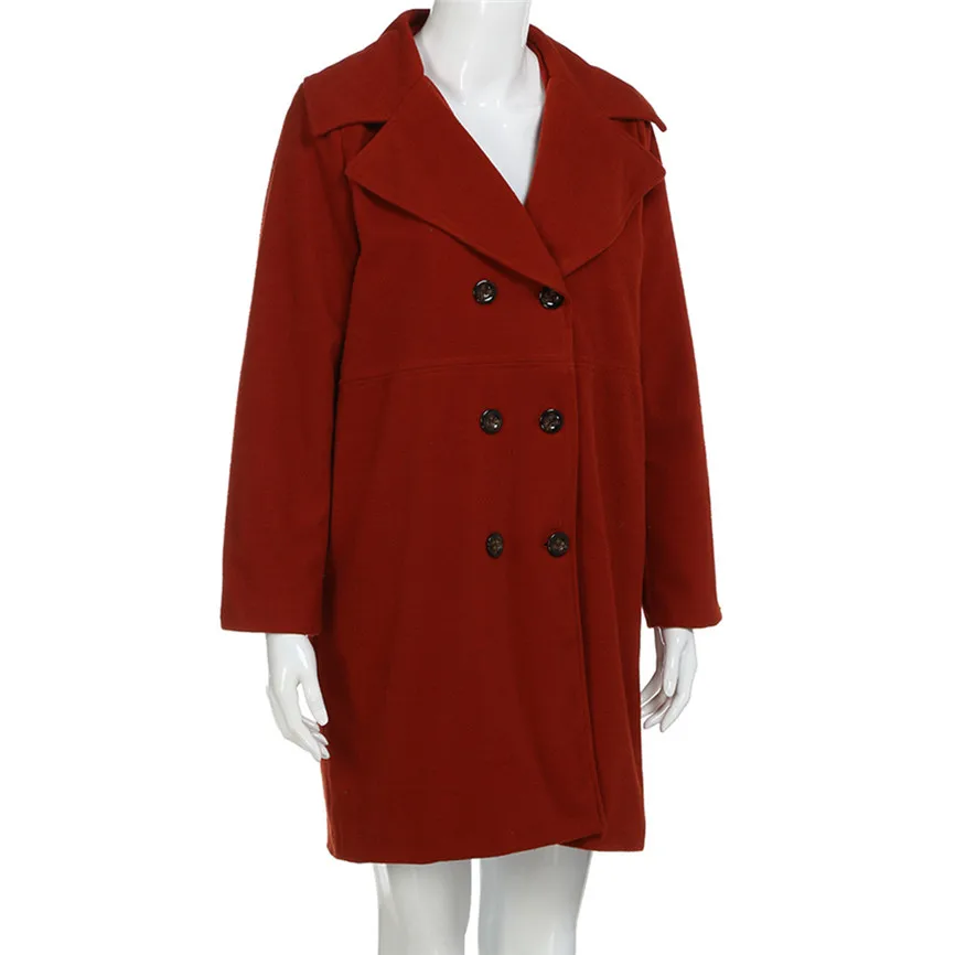 Зимняя женская куртка, большие размеры, женские парки, женские модные свободные зимние теплые куртки с длинным рукавом, шерстяное пальто на пуговицах, женские куртки