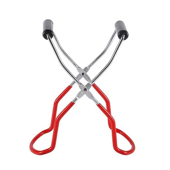 

3Pcs Canning Jar Lifter Tongs Stainless Steel Anti-Scald Non-Slip Bottle Clip with Handle for Home Anti-Skid Jar Clamp