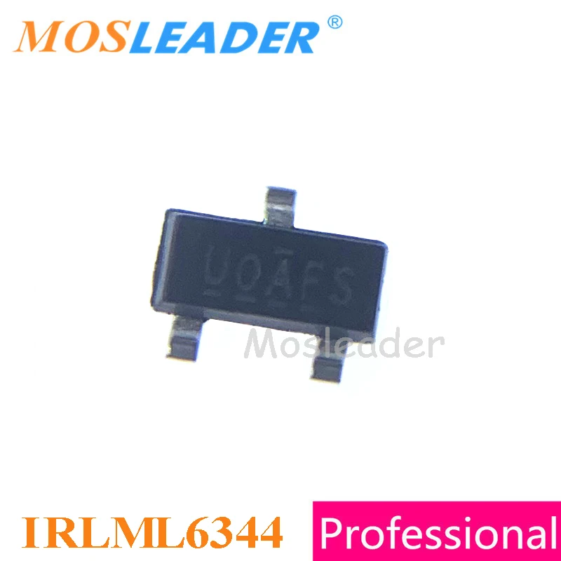 

Mosleader 1000PCS IRLML6344 SOT23 IRLML6344PBF IRLML6344TRPBF N-Channel 5A 30V 4A 20V IRLML6344TR High quality Made in China