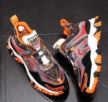 

2020 new arrival men's shoes Printing punk Hip hop shoes fashion high tops sneakers Men's flats Casual shoes loafers zapatillas