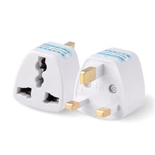 1PC tout en un ue prise convertisseur Portable sûr universel prise adaptateur pour royaume-uni vers ue prise de courant européenne voyage activité de plein air
