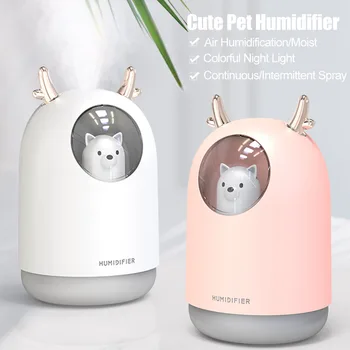 

Portable Air Humidifier Colorful Light Ultrasonic Air Humidifier Mini USB Ultrasonic Humidifier Air Purification Aroma Diffuser