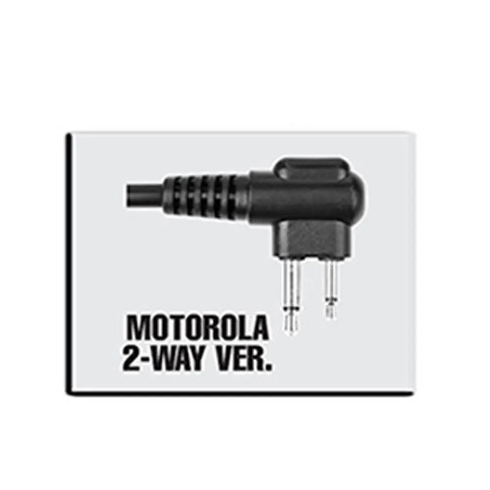 MOTOROLA 2-WAY VER. SINAIRSOFT Z-тактическая гарнитура с костной проводимостью с пальцами с силиконовой резиновой PTT Z010 - Цвет: MOTOROLA 2-WAY VER.