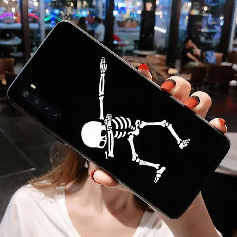 best flip cover for xiaomi Grim Reaper horror Skull Printing Soft Rubber Phone Cover for Xiaomi Mi Note 10 Lite Mi 9T Pro xiaomi 10 10 CC9 Pro 9SE xiaomi leather case color Cases For Xiaomi