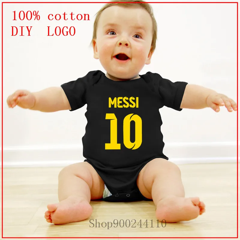 Indica Plateau Baby Romper Its About to Get Messi 100% Cotton Infant Bodysuit 