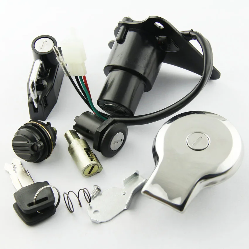 Fuel Tank Cover Cap Lock With Ignition Switch For Yamaha XV125 VIRAGO 125 1997 1998 1999 2000 XV250 250 1988-2013 | Автомобили и