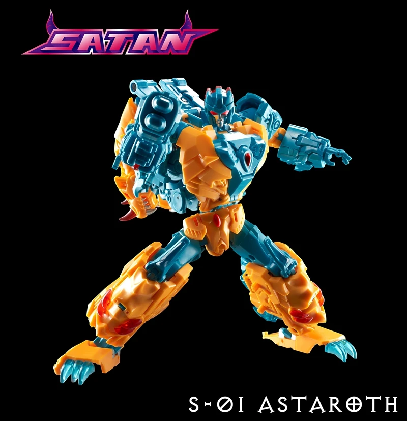 Трансформация TFC сатана дьявол пентаграмма S-01 Astaroth ПВХ фигурка игрушка