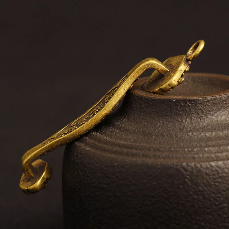 brass ruyi keychain pendants (2)