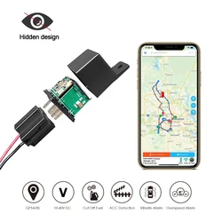 Car GPS Tracker MV720 Tracking Relay Device GSM Locator Relay GPS Tracker Remote Control Anti-theft Monitoring Cut Oil Power