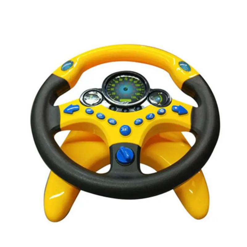 Copilot игрушечное рулевое колесо с подсветкой Музыка смешной интерактивный вождения колесо для детей