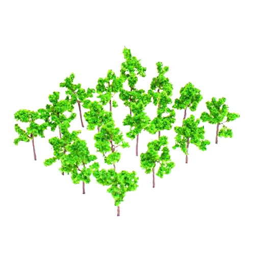 50PCS 1:350 - 1:400 Model TREE RAILWAY FARM HOUSE STREET PARK Layout | Игрушки и хобби