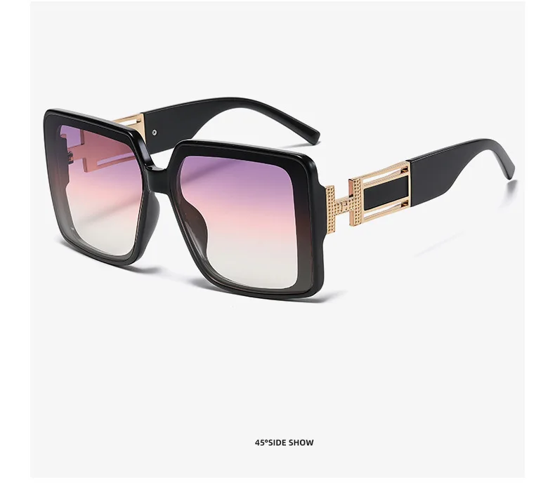 large sunglasses New Square Sunglasses Women Men Fashion Luxury Brand Sunglass Female gafas de sol okulary UV400 Vintage Oversize Sun Glasses designer sunglasses