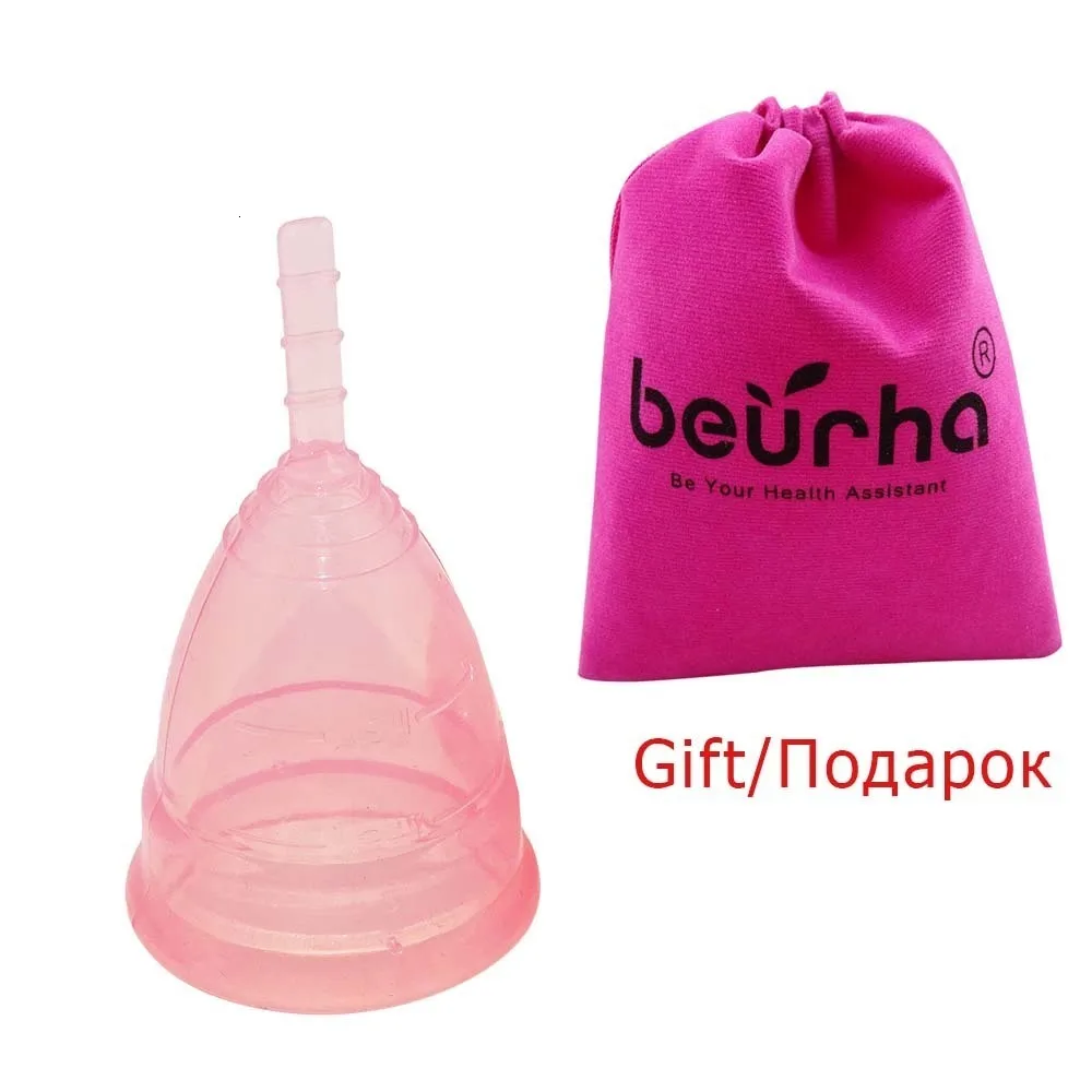 Горячая Распродажа, менструальная чашка, 1 шт., медицинский класс, силиконовая гигиеническая менструальная чашка, Женская менструальная чашка, менструальная чашка, S/L+ сумка
