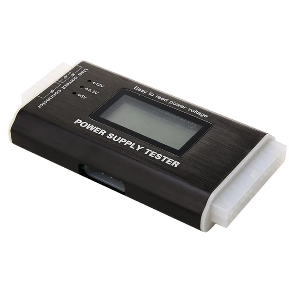 Компьютерный ПК источник питания ЖК-тестер проверки 20/24 Pin 4 PSU SATA HDD ATX BTX ITX