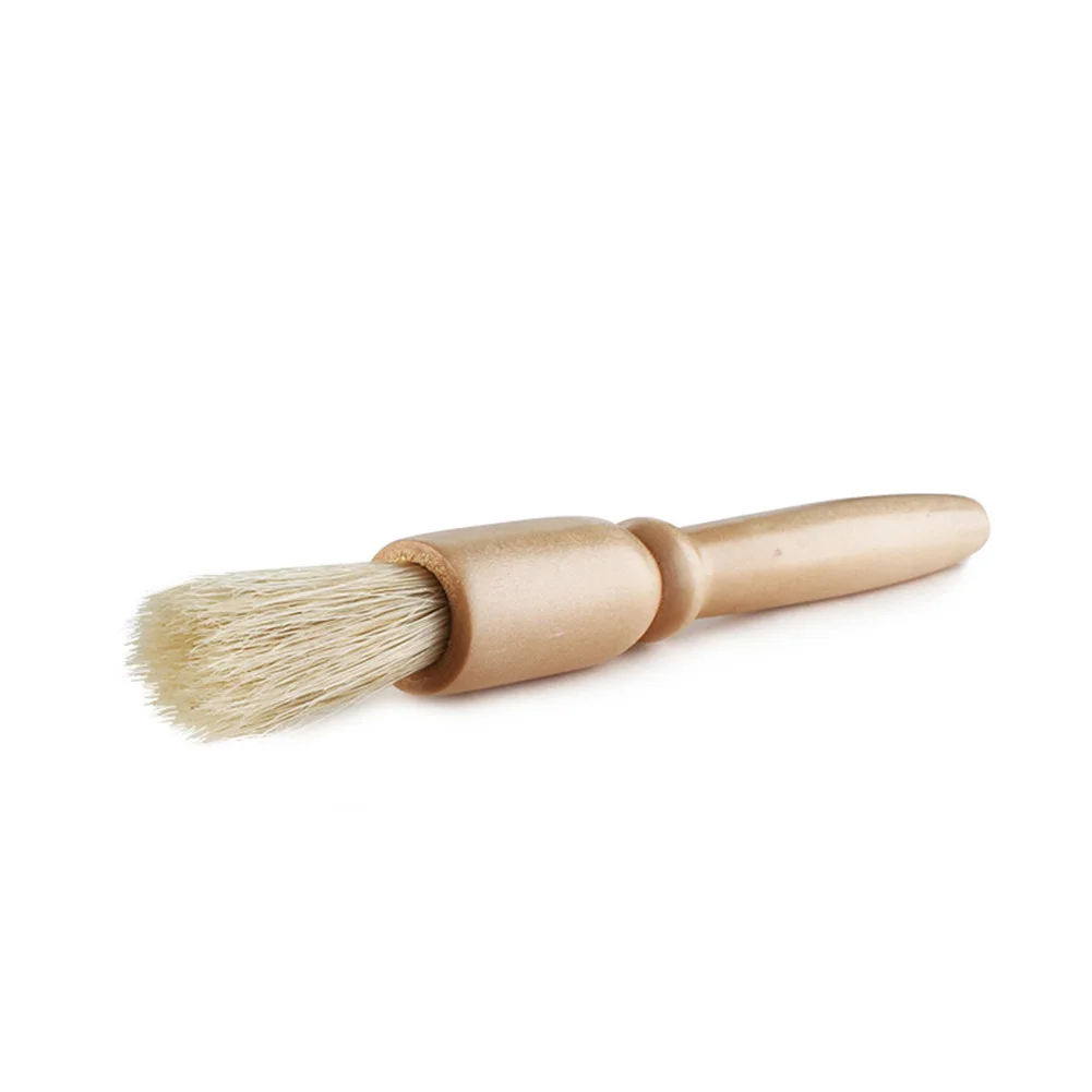 

Durable Convenient Kitchen Craft Wood Stiff Bristle Cleaning Tool Useful For Coffee Machine