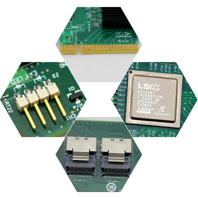 Плата контроллера LSI MegaRAID SAS 9240-8i 8port SFF8087 6Gb RAID0.1.5 PCI-E 2,0X8