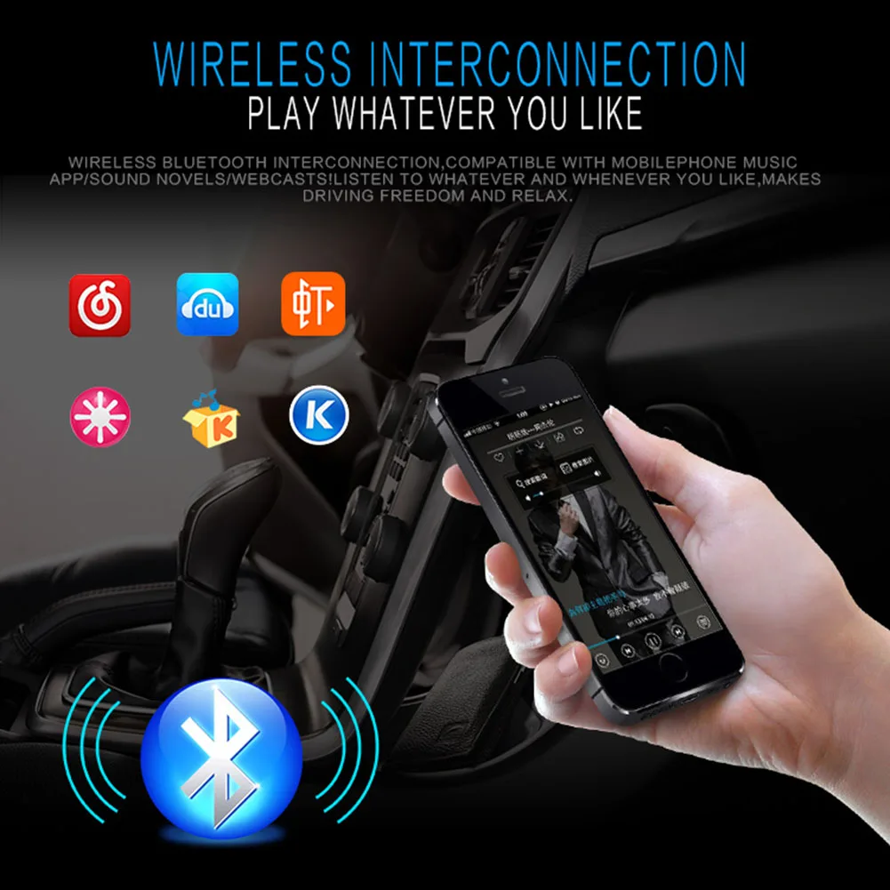 12 В Автомобильный MP3 аудио плеер Поддержка FM стерео автомобили Bluetooth телефон USB/SD MMC порт радио в тире Автомобильный мультимедийный плеер