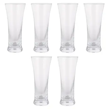 

6pcs 350ml Drinking Cup Creative Thick Glass Cups Barware for Water Juice Beer