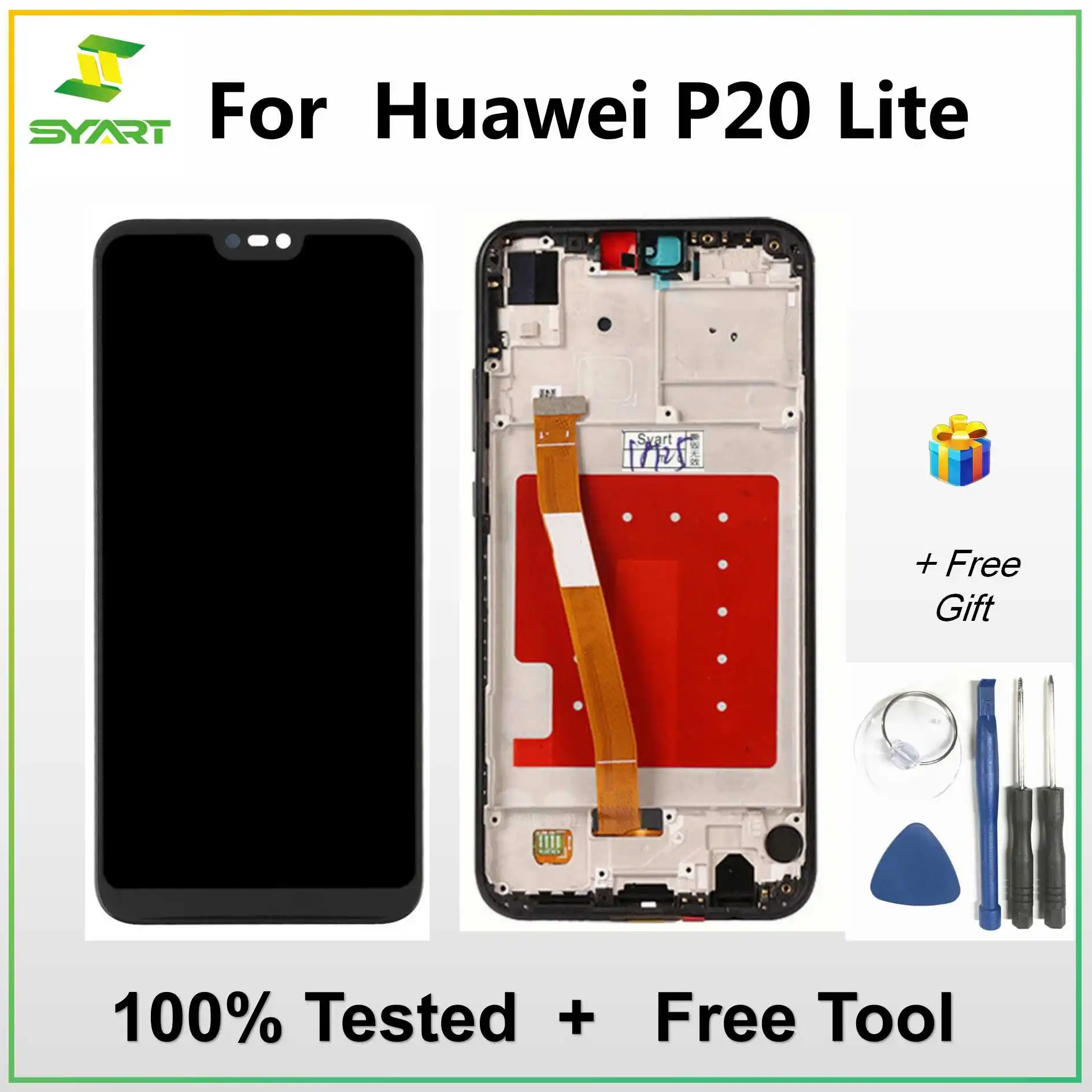 Скидка Для huawei P20 Lite Nova 3E ЖК дисплей кодирующий преобразователь сенсорного экрана в сборе запасные части для P20 Lite Nova 3E 5,84