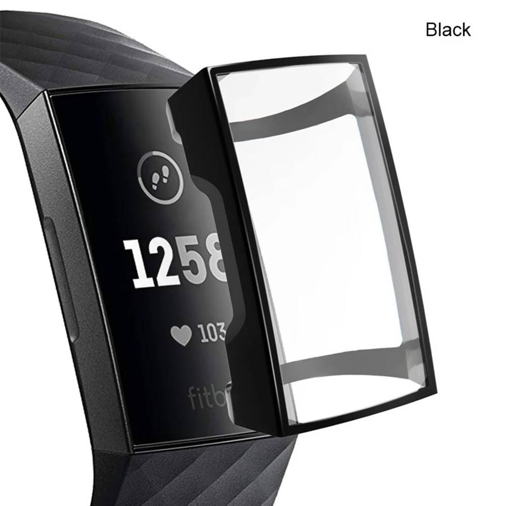 Чехол для часов Fitbit 3 Charge 3, Ультратонкий силиконовый чехол с полной защитой, Мягкий ТПУ защитный чехол для экрана - Цвет: 05