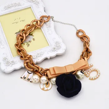 

korean trendy choker pearl necklace jewelry for women