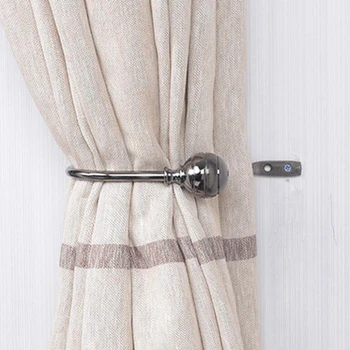 

Model U Shape Curtain Hanger European Style Wall Hook Curtain Button Nordic Style No Need To Hang Ball
