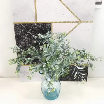 

Top Grade Hot Sales-Imitation Flowers Bridal Bouquet Bundle of Willow Wedding Decoration Restaurant Props Furnishings Accessorie