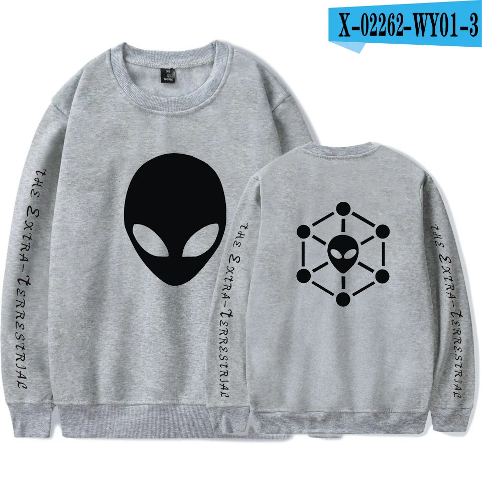 27 ET Alien Забавный пуловер с капюшоном Модный стильный хип хоп мужские и женские толстовки без шапочки повседневные толстовки с длинным рукавом Harajuku Homme Топы - Цвет: 27