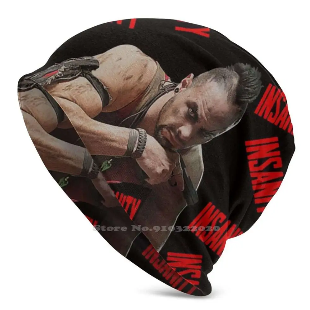 Sport All'Aria Aperta Sottile Antivento Soft Fashion Beanie Hat Far Cry Far Cry 3 Vaas Insane Villian Evil Quote Gaming