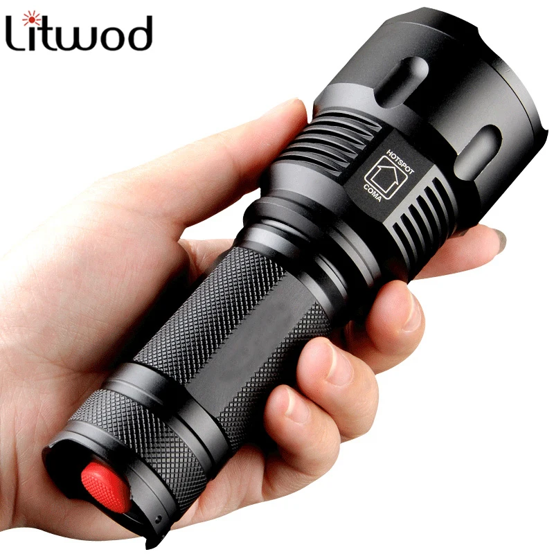Litwod Z401006 CREE XLamp XHP70.2 светодиодный фонарик водонепроницаемый фонарик мощность 3*14500 перезаряжаемая батарея масштабируемый портативный свет