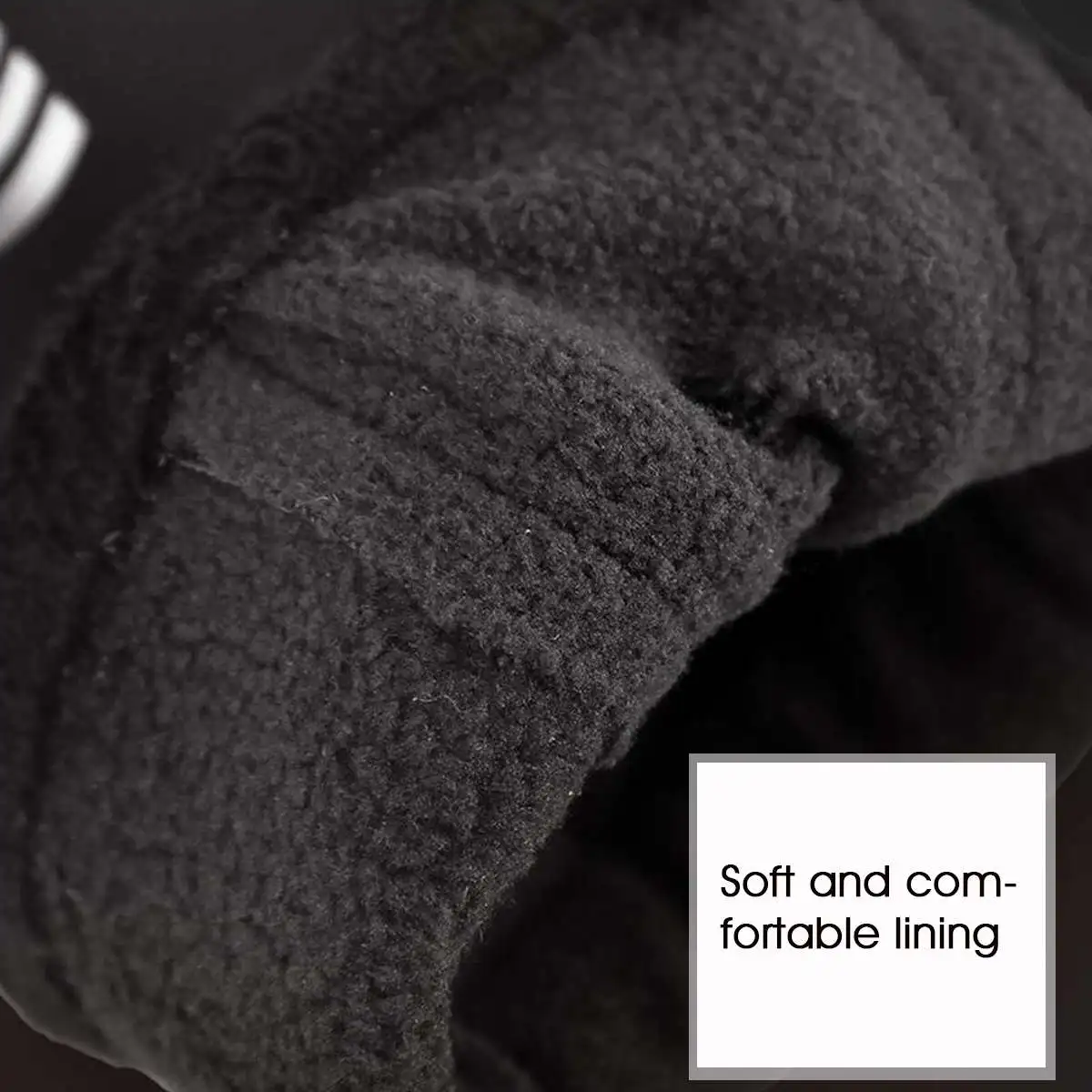 Мотоциклетные зимние теплые перчатки полный палец Guantes w/светоотражающие полосы лыжные перчатки муфта рук Тепловая теплая водонепроницаемая