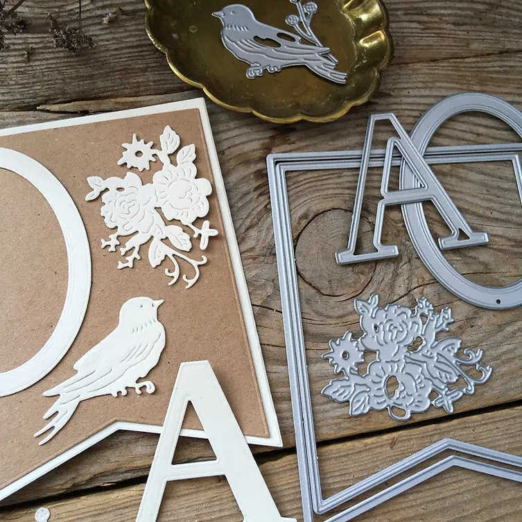 Mmao Crafts Metall- und Stahl-Stanzformen, neue verschiedene Dekorationen, Scrapbooking, Papier/Fotokarten, Prägestempel – Detail 16