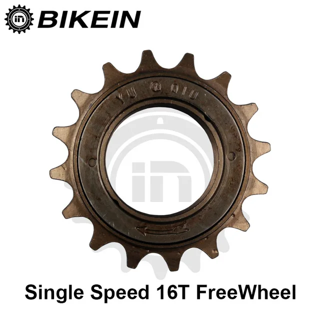 BIKEIN-велосипедный односкоростной 12 T/14 T/16 T свободного хода 3 скорости 16 T/19 T/22 T маховик Звездочка Шестерня металлическая 34 мм велосипедная BM - Цвет: 16T