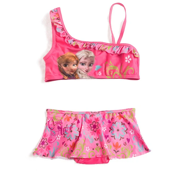 K565 pink Детская одежда для купания для девочек, От 2 до 10 лет, купальный костюм для девочек, комплект из двух предметов, для детей, с проектом героев из мультфильма, купальник, бикини, Infantil, детские пляжные шорты, wear-ST9038mix - Цвет: K565 pink