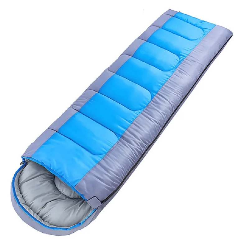 

1800g Envelope single sleeping bag can be spliced light warm cotton sleeping bag Outdoor travel camping sleeping bag