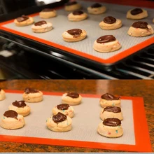 4 шт силиконовый коврик для выпечки антипригарный коврик для выпечки торта печенья Макарон маслостойкие вкладыши Кондитерские коврики формы для выпечки рулонное тесто м