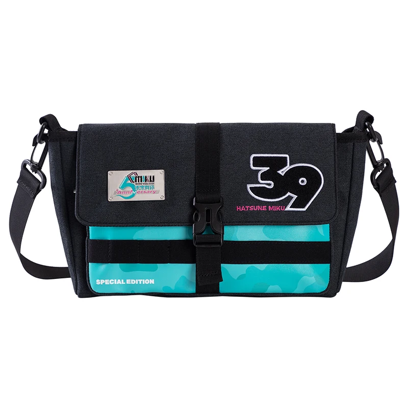 Moeyu Anime Vocaloid Cosplay Miku Messenger Crossbody Bag Student School Single Shoulder Men Wome's Bags Purse Handbag tote bag