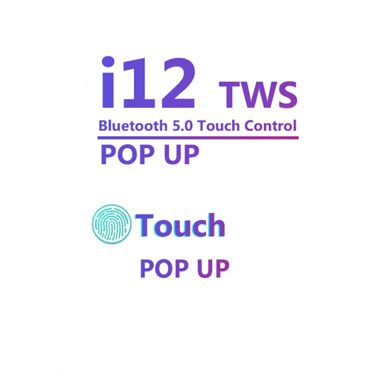 Original i12 TWS Touch Mini Wireless Earphone Bluetooth 5 0 Headset for Android xiaomi Iphone PK i9s i11 i10 i10000 tws