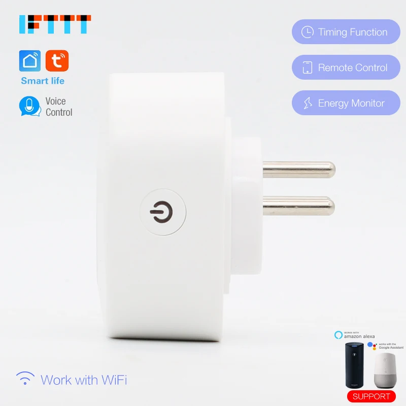 10 шт. 16A Израиль Wi Fi Smart IL Plug power Monitor умная розетка Голосовое управление работа с Alexa