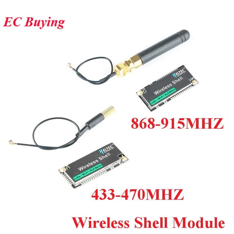 

ESP32 SX1276 LoRa Development Board LoRAWAN WIFI Module 433-470MHz 868-915MHz Wireless Shell for Arduino with Antenna