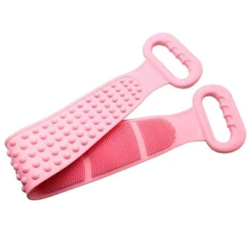 

Multifunction Home Cleaning Tools Soft Washer Massage Brush Exfoliating Bath Belt Dual Sided Shower Body Silicone Back Scrubber