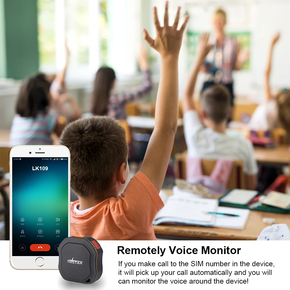 Mini GPS Tracker Personal Tracker Waterproof IP68 LK109 Long Time Standby Real-time Children GSM Free Web APP Tracking TK1000 gps tracker
