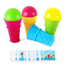 

Ice Cream Game Funny Multiplayer Interactive Stack Ball Educational Board Toy