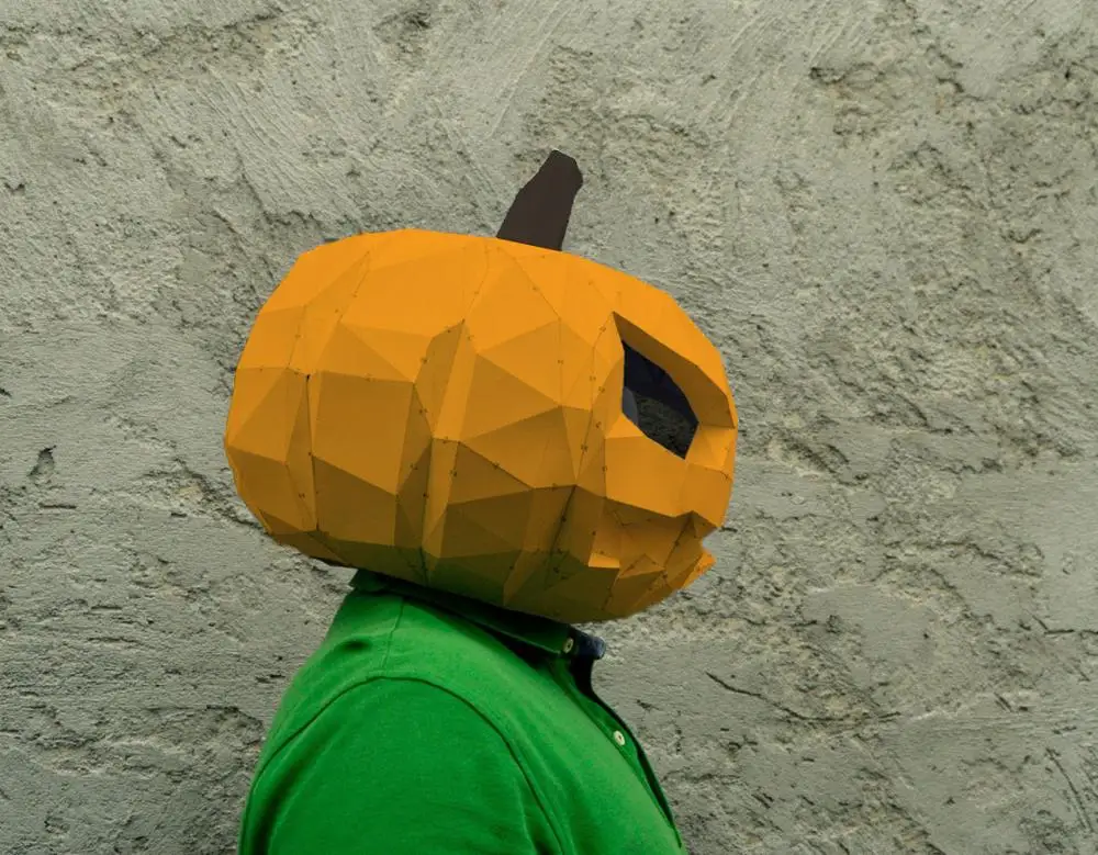 Хэллоуин Тыква DIY животное костюмная Маска Косплей взрослые дети картон дышащий Хэллоуин вечерние смешные маски