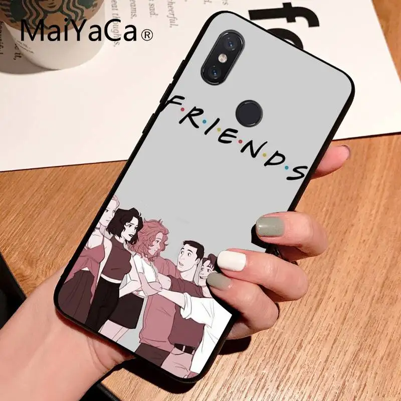 MaiYaCa друзей телевидения Красочный милый чехол для телефона для XiaoMi 6 MIX2 8SE K20 REDMI 5A NOTE4X 7 6A мобильных телефонов