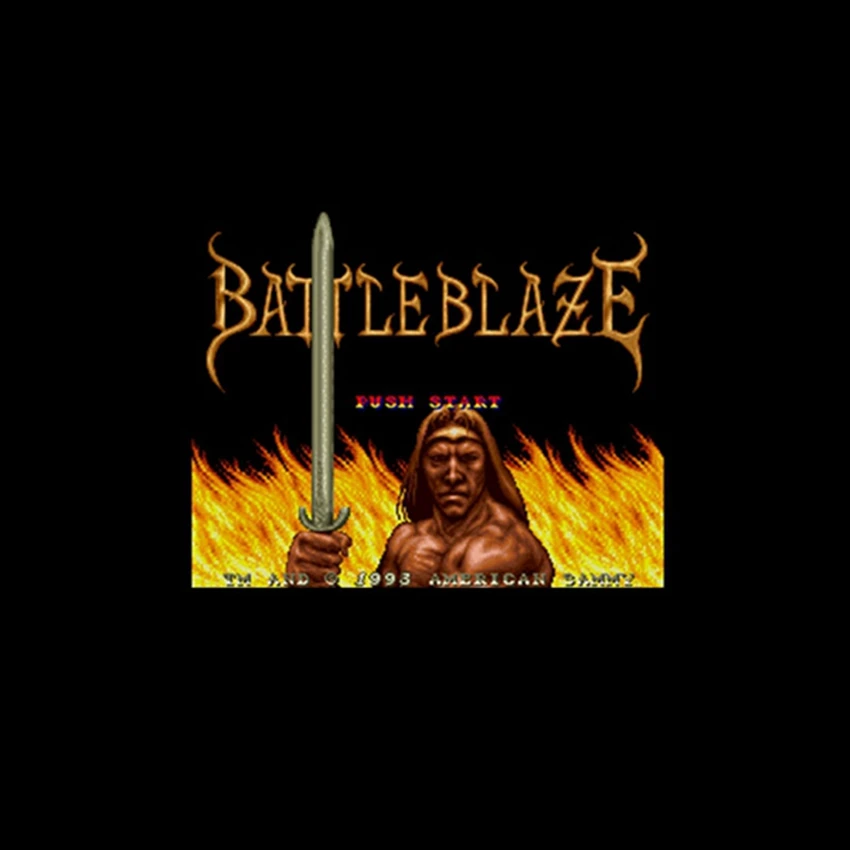 Битва Blaze Версия США 16 бит английская большая 46 контактов серая игровая карта для NTSC игрового игрока