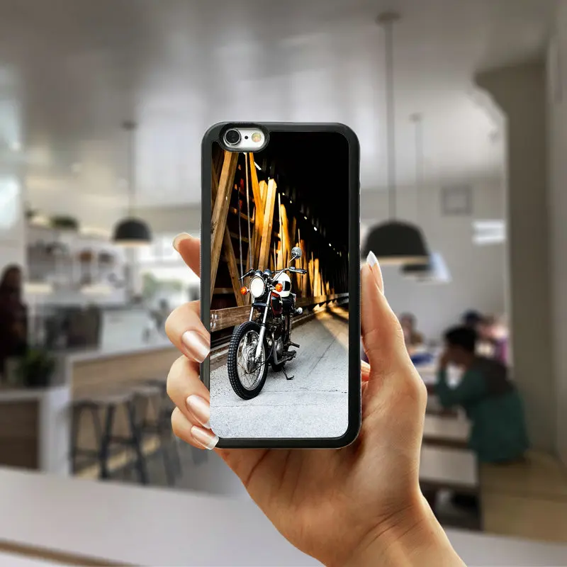 Мобильный твердый корпус для телефона PC чехол для iphone 8 7 6 6S Plus X XR XS Max 5s 5 SE 4 4s мотокросса для девочек - Цвет: Picture 9