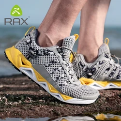 Rax Men's Aqua Upstreams Shoes Quick-drying Breathble Fishing Shoes Women Hole PU Insole Anti-slip Water Shoes hiking
