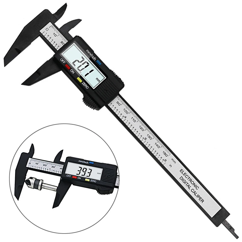 150mm 6inch LCD Digital Vernier Caliper Electronic Gauge Micrometer Measurement