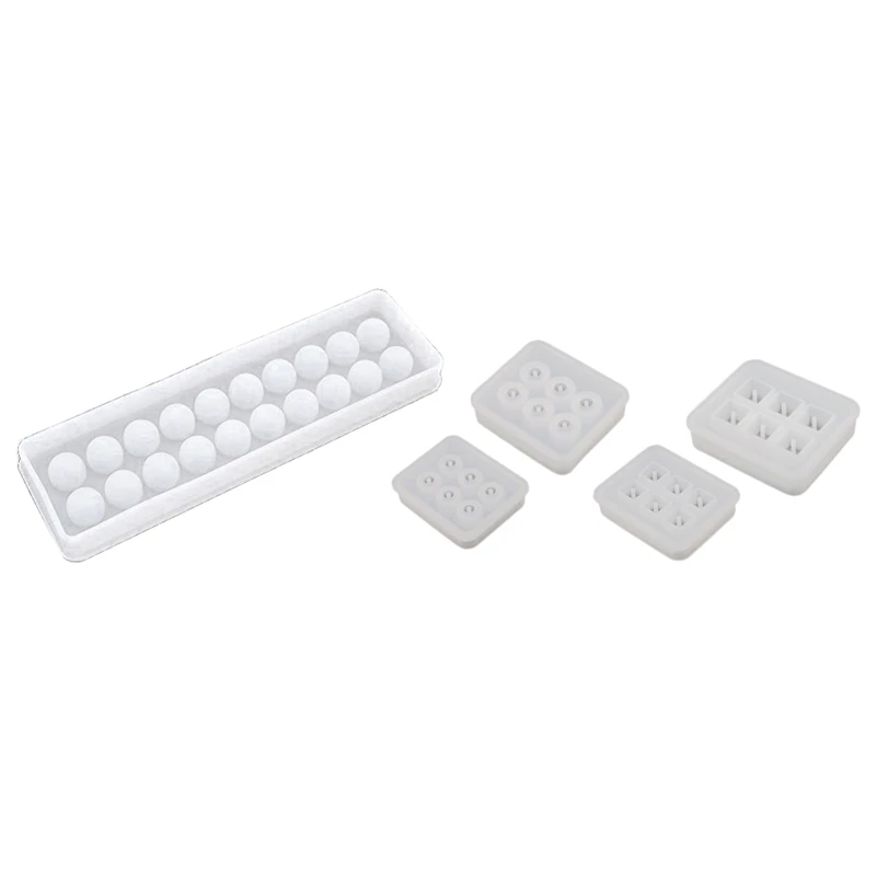 

2 Set Silicone Mold Set Pendant Mold for Diy Necklace Bracelet Jewelry Making Craft Cavities for Jewelry Pendant Bangle Bracele